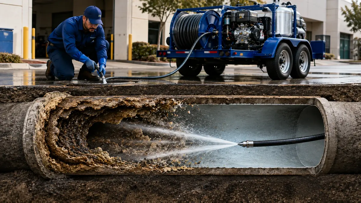 Sewer Pipe Descaling in Northridge
